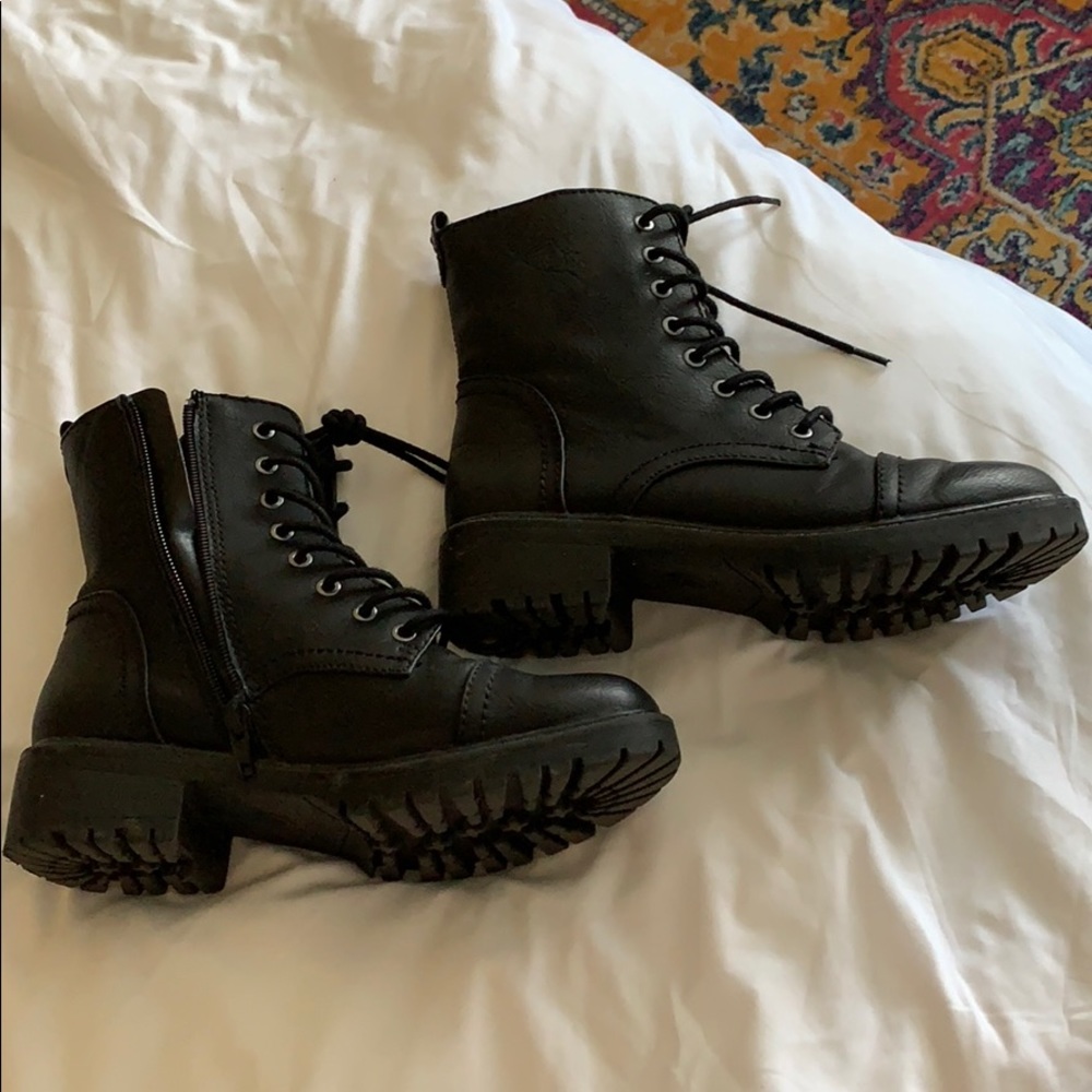 Black boots